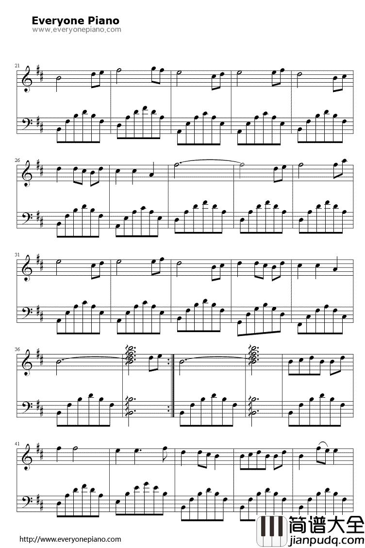 心愿钢琴谱_王泽_心愿