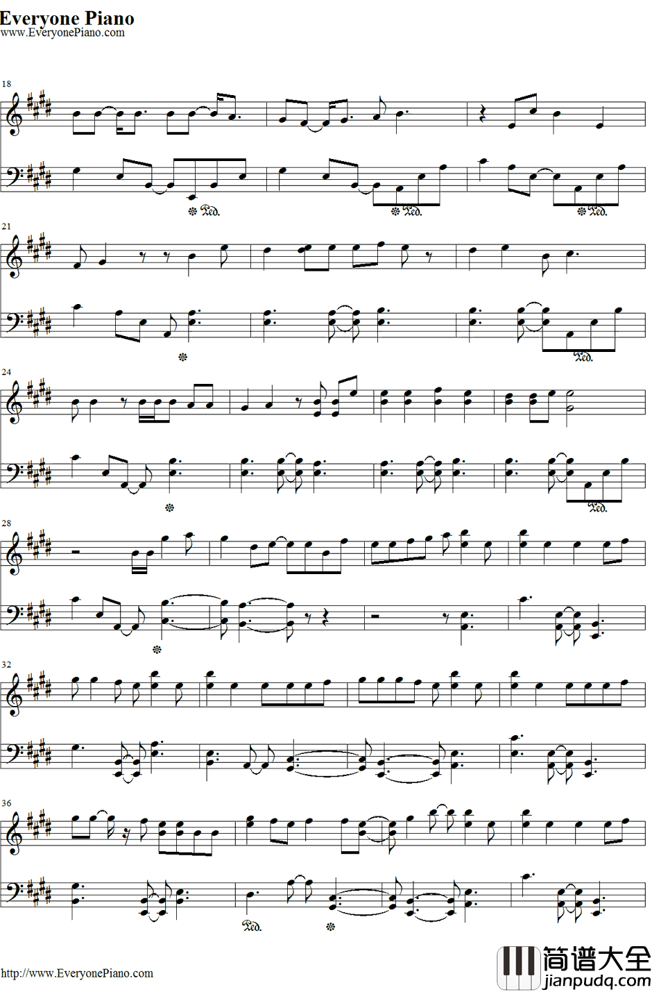 Hands_Up!钢琴谱_新里宏太_OnePieceOP16_海贼王OP16