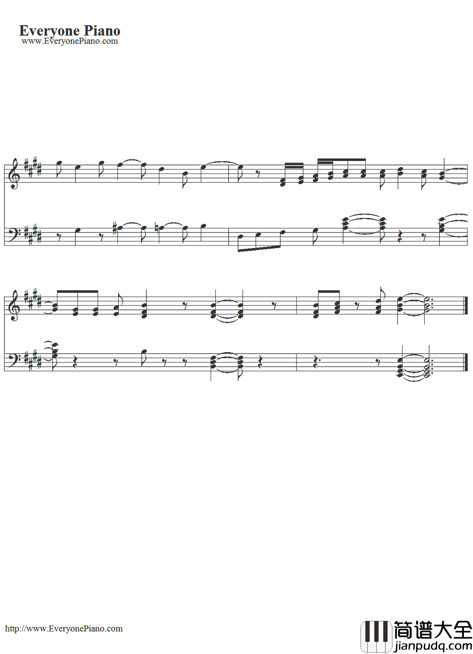 まわる地球ロンド钢琴谱_浪川大辅 _ヘタリアTheBeautifulWorld主題歌