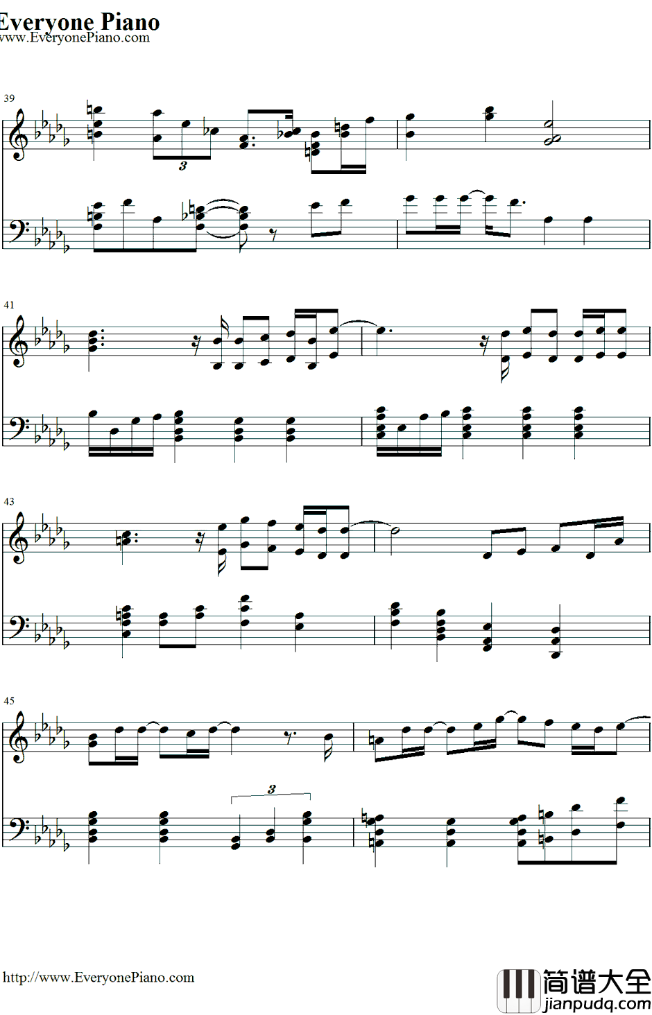 It_Has_to_beYou钢琴谱_YeSung 艺声(SuperJunior)__Cinderella'sSisterOST