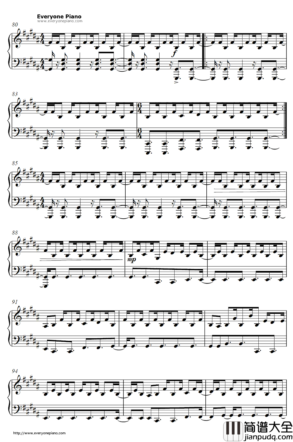 Strobe钢琴谱_Deadmau5