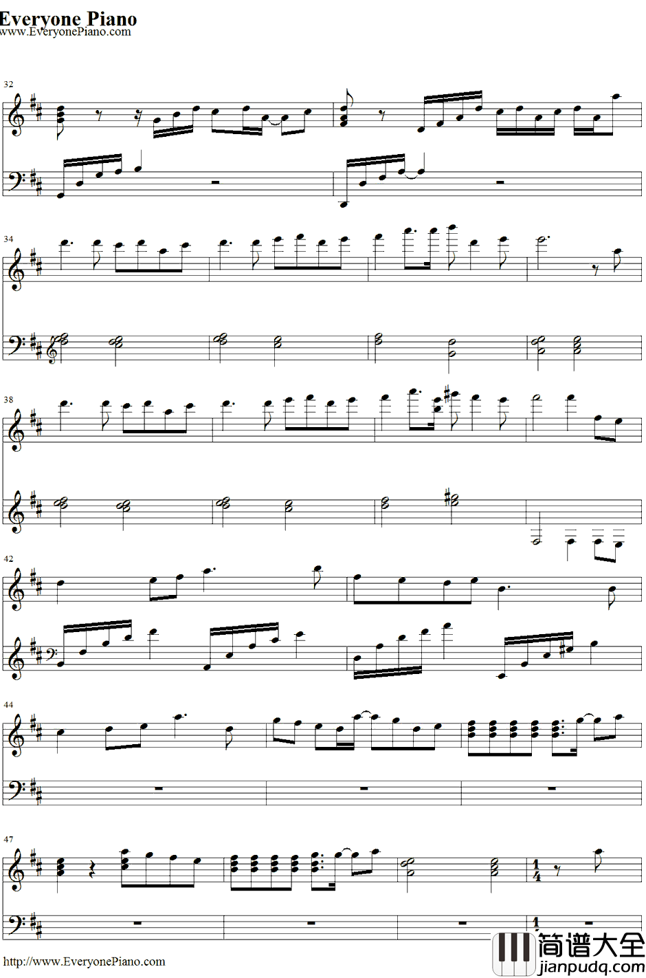 Key_to_My_Heart钢琴谱_倉木麻衣_宿命传说2OST