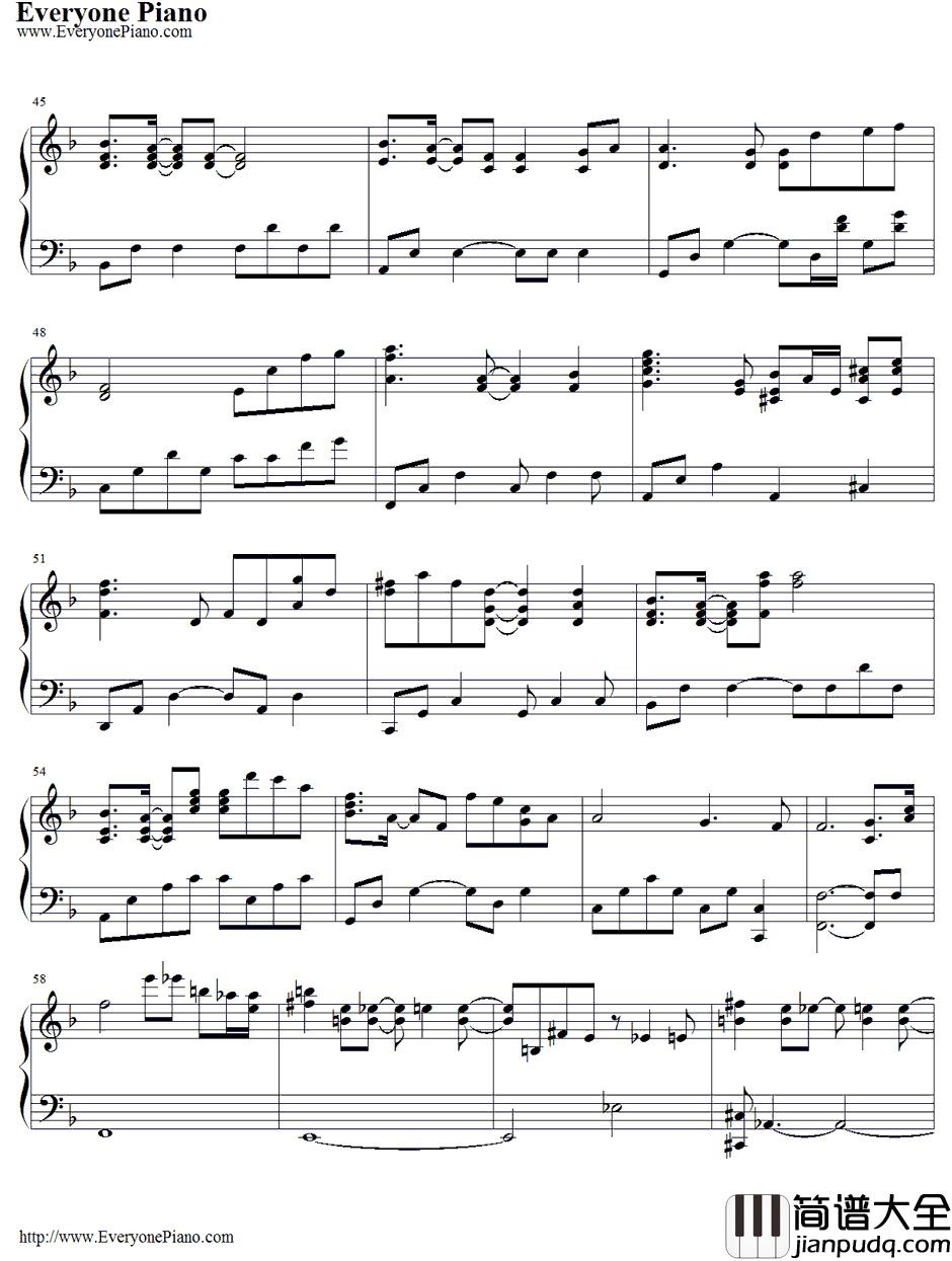 さよならのかわりに钢琴谱_つぐみ寮寮生会合唱団_青空下的约定ED