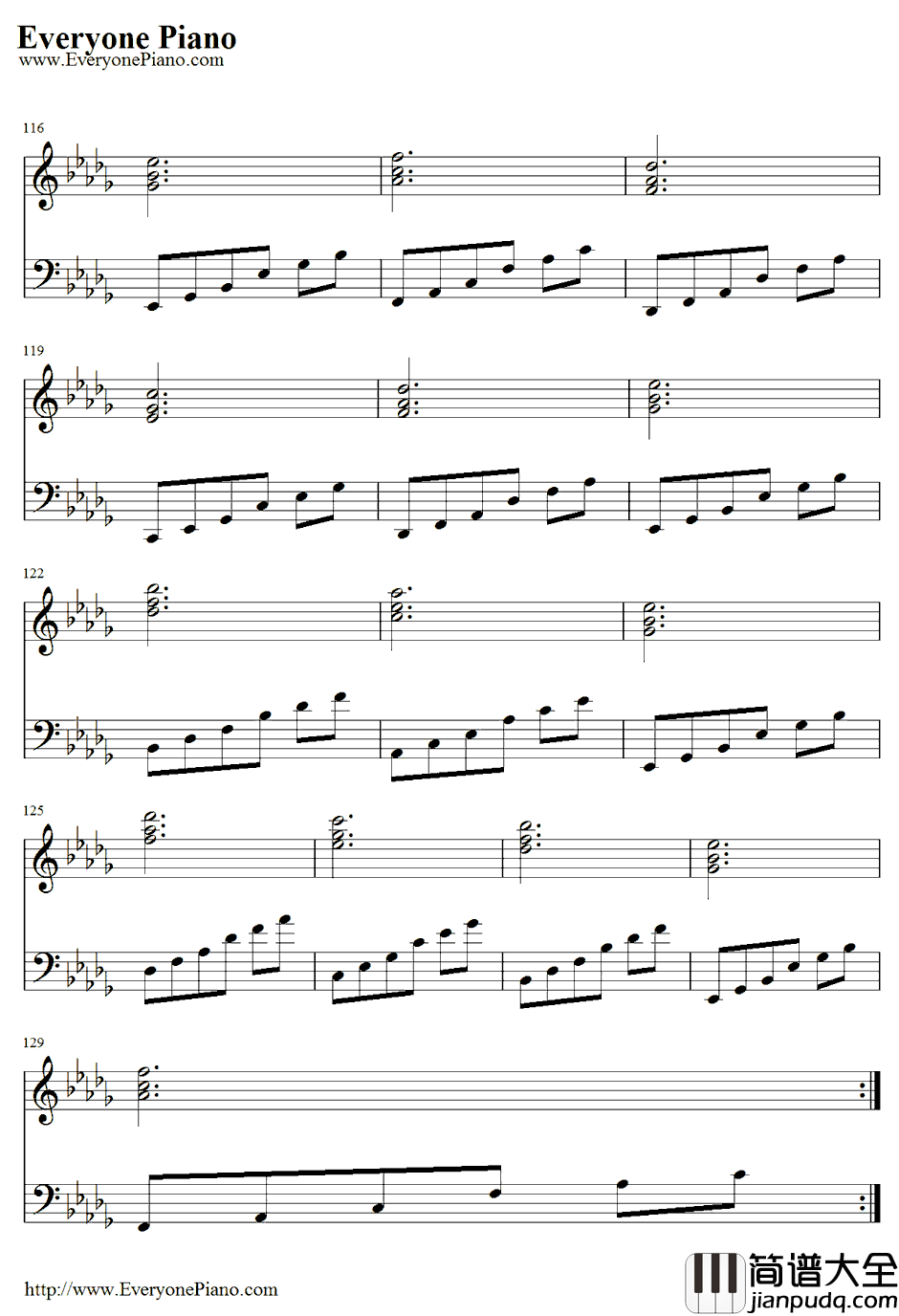暗い森のサーカス钢琴谱_初音ミク鏡音リンレン_初音ミク鏡音リンレン