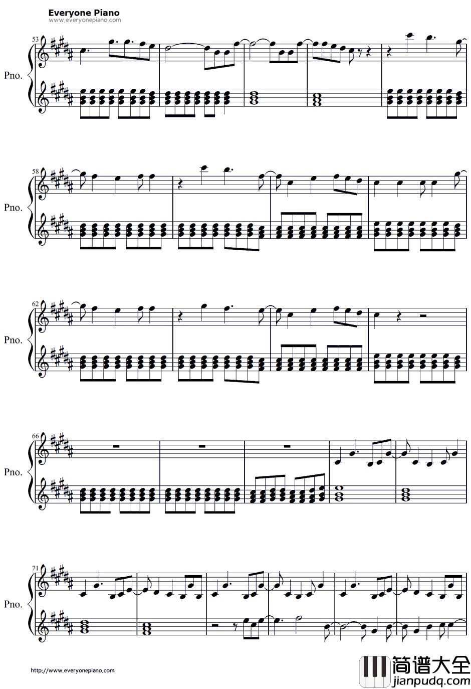 Ordinary_Love钢琴谱_U2_U2_曼德拉:漫长自由路OST