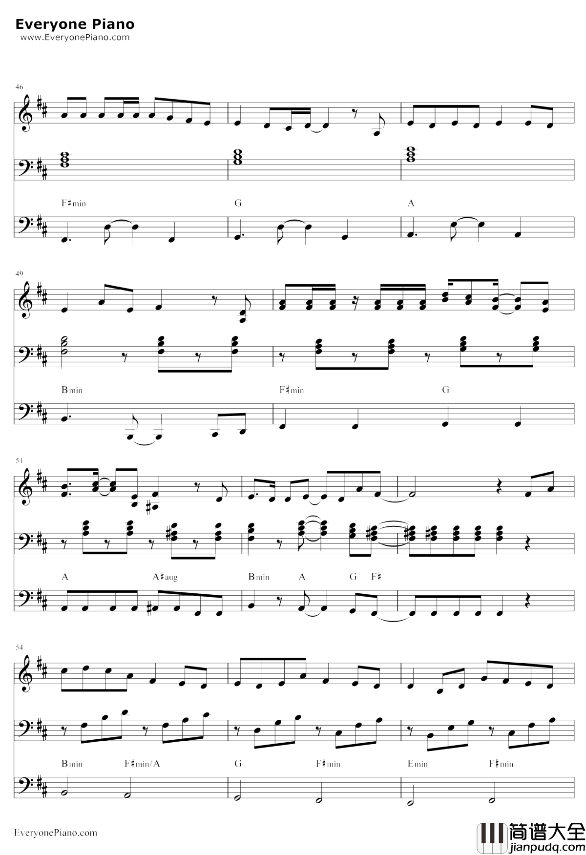 深海少女钢琴谱_初音ミク初音未来