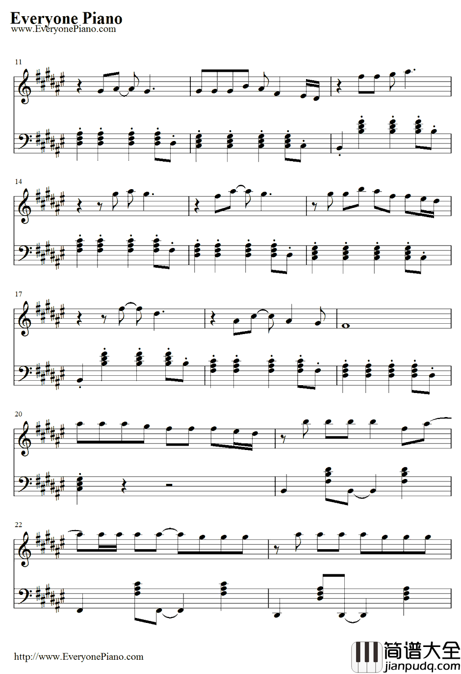 Give_our_Heart_A_Break钢琴谱_DemiLovato