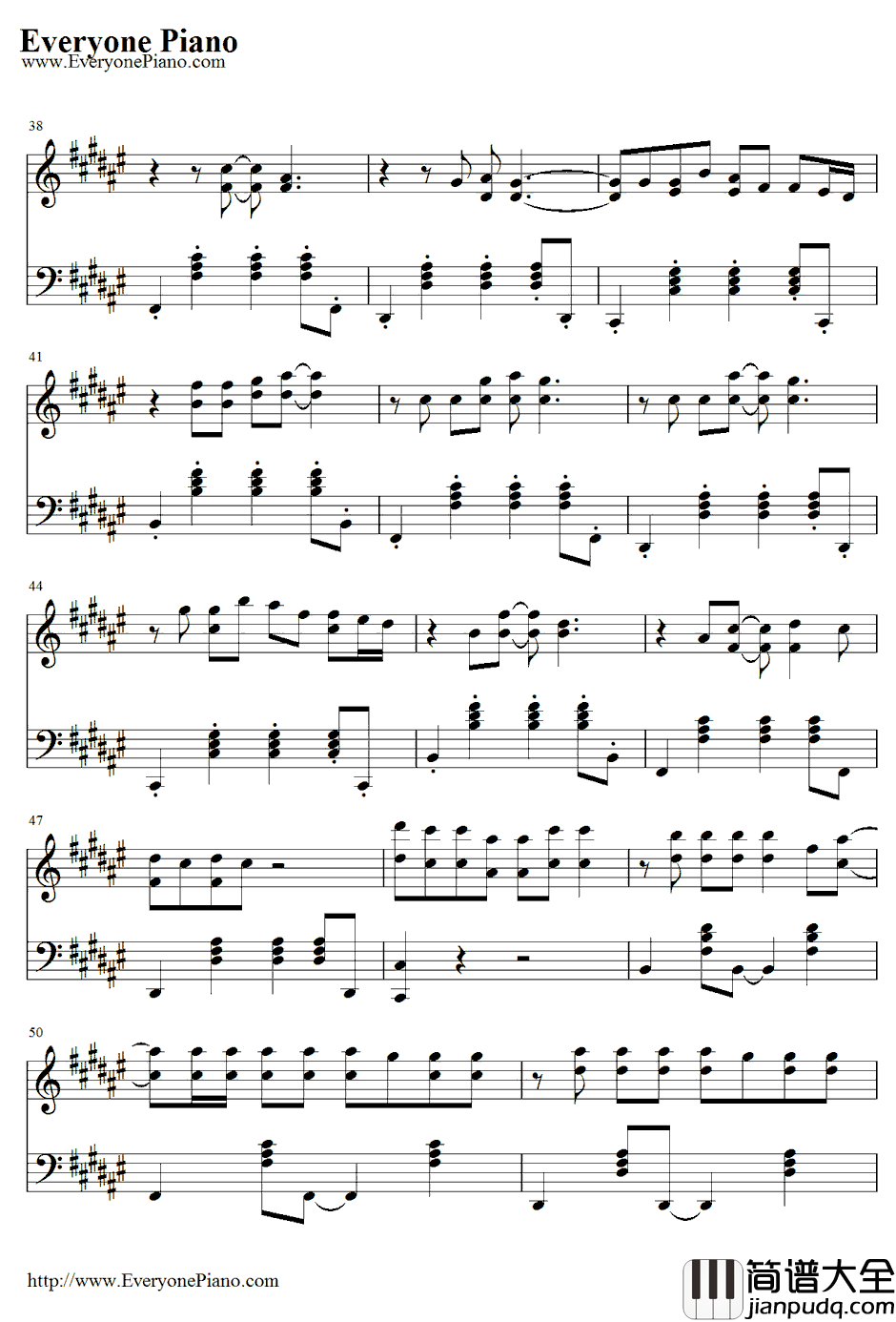 Give_our_Heart_A_Break钢琴谱_DemiLovato