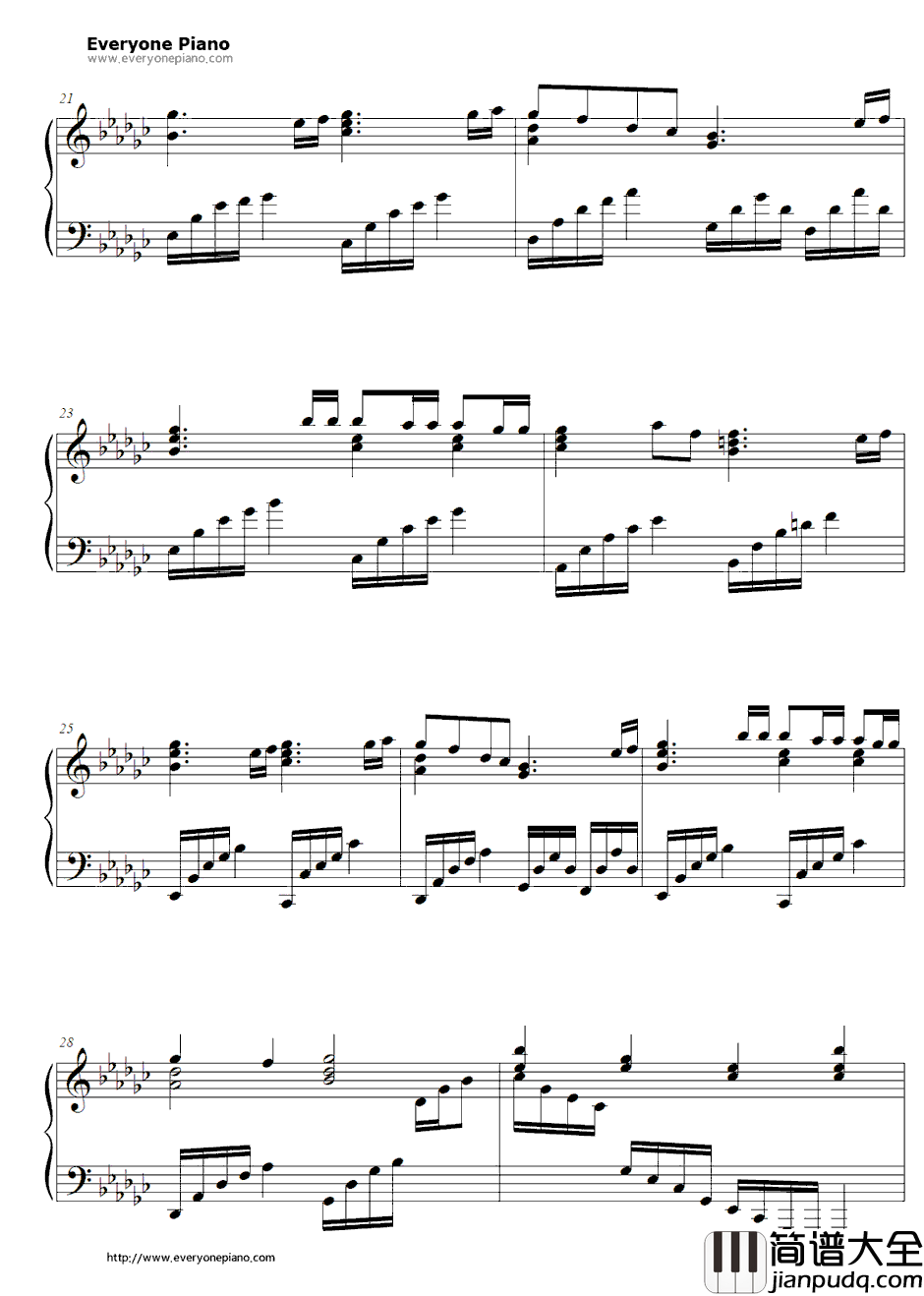 约束の绊钢琴谱_妖梦讨伐队(栗山未来(CV.种田梨沙)、名瀬美月(CV.茅原実里)、新堂爱(CV.山冈ゆり))_境界的彼方插曲