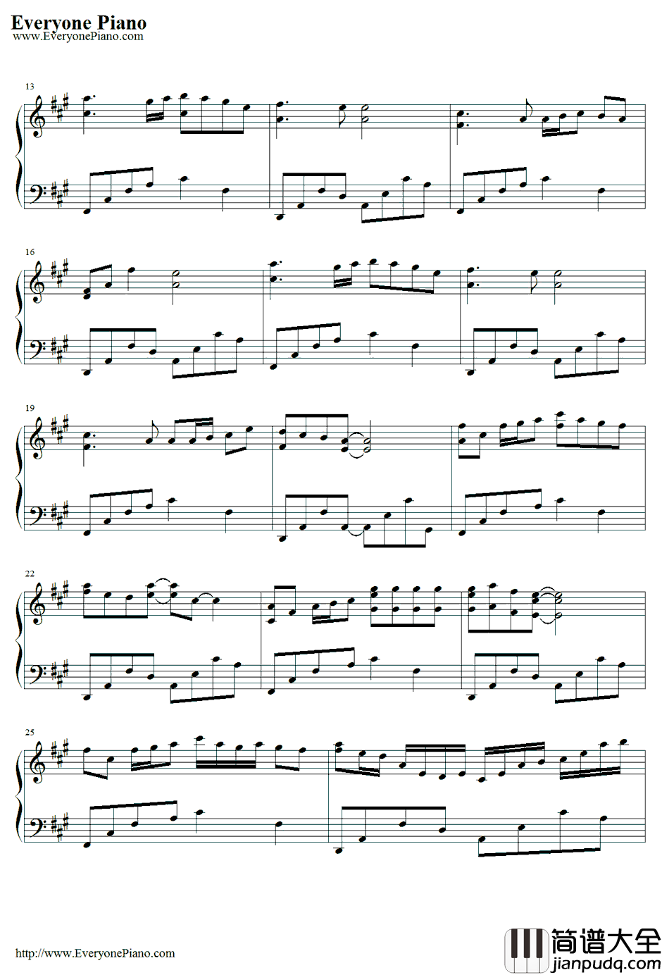 Airp_lanes钢琴谱_B.o.B.feat.HayleyWilliams