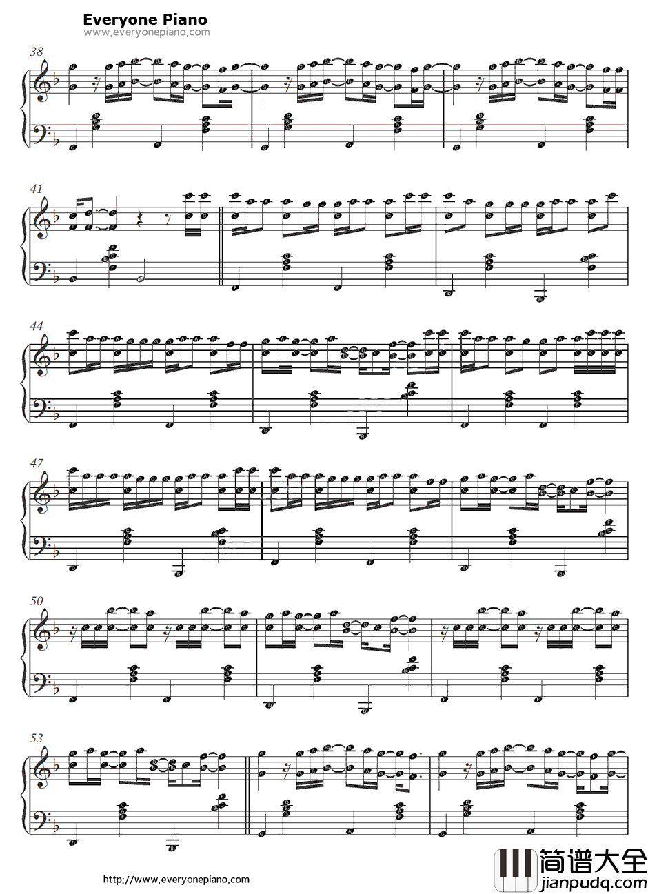 Here's_to_Never_Growing_Up钢琴谱_AvrilLavigne