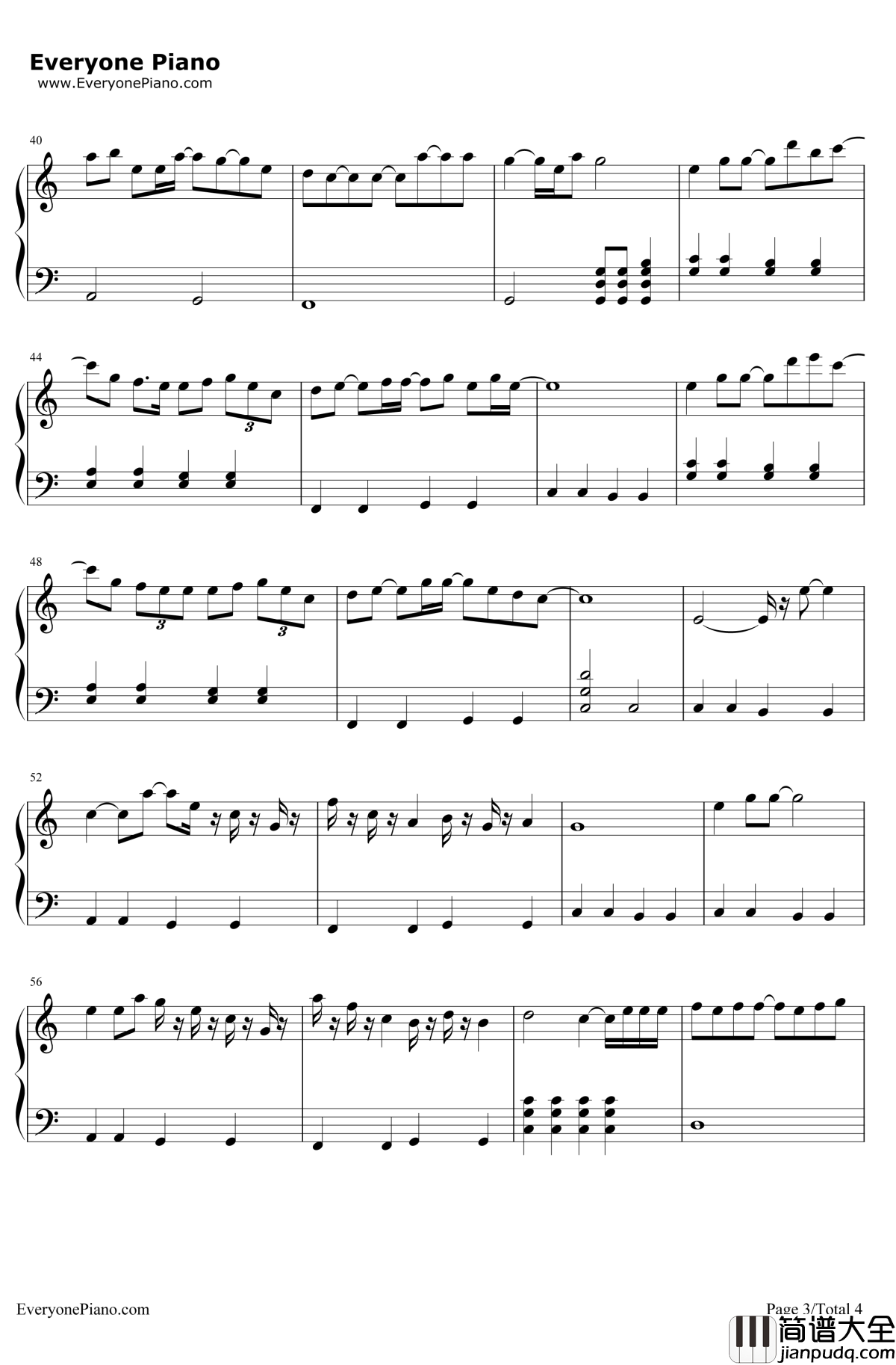 to_Mother钢琴谱_YUI