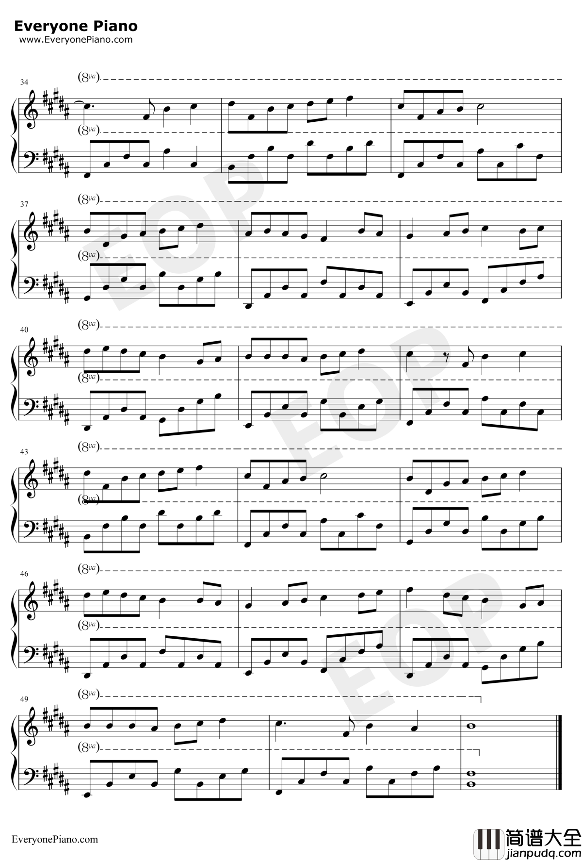 棉花糖_钢琴谱_至上励合