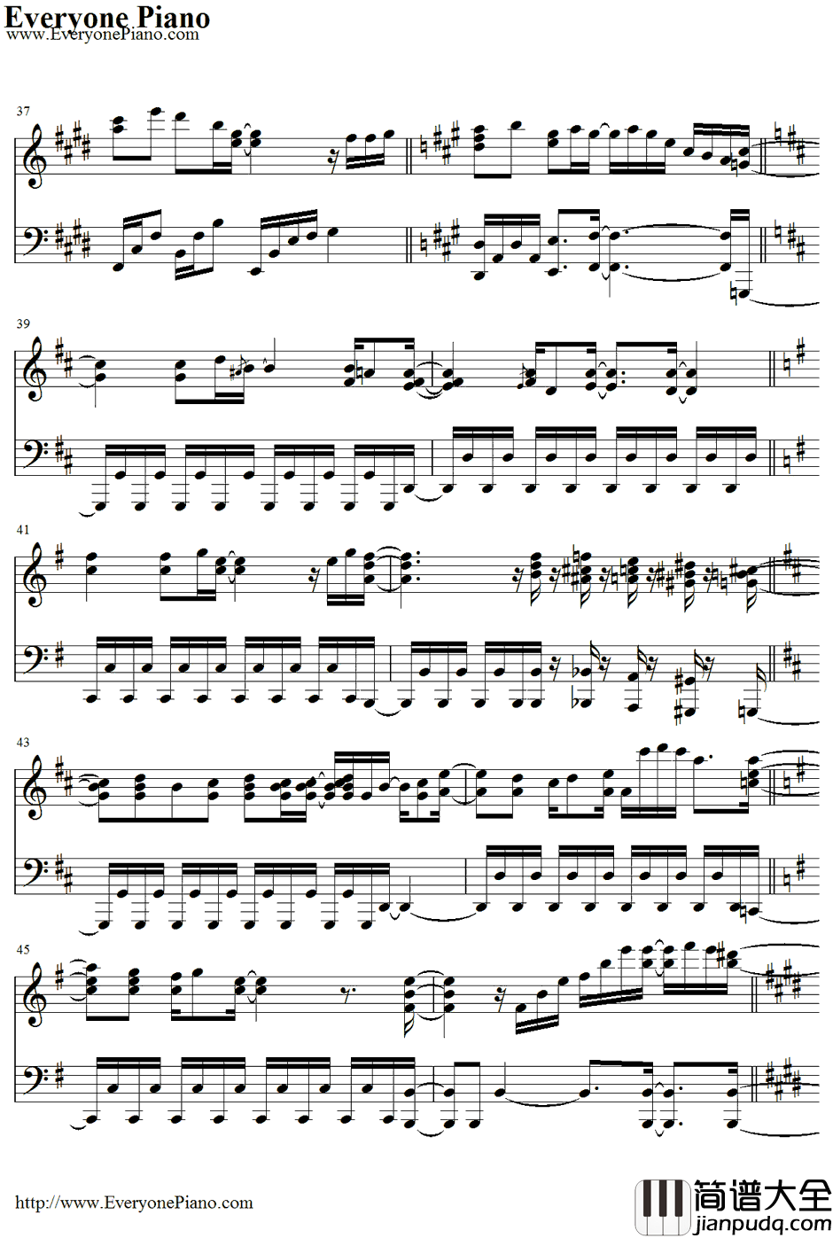 Shiny_Tale钢琴谱_MixSpeaker'sInc._男子高中生的日常OP