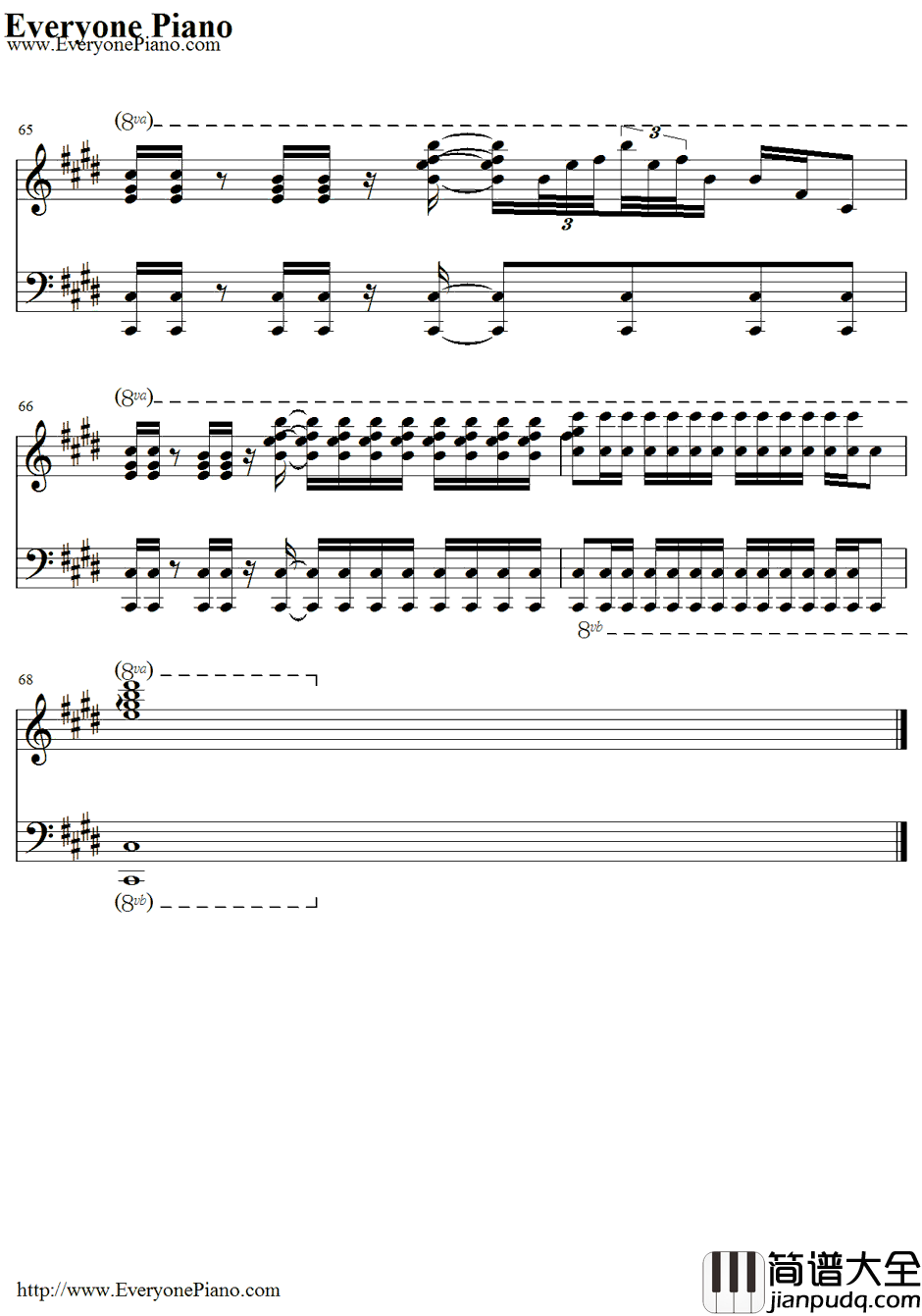 Shiny_Tale钢琴谱_MixSpeaker'sInc._男子高中生的日常OP