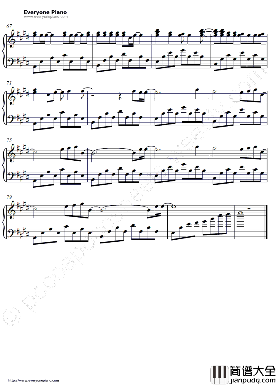 Hey_Soul_Sister钢琴谱_Train