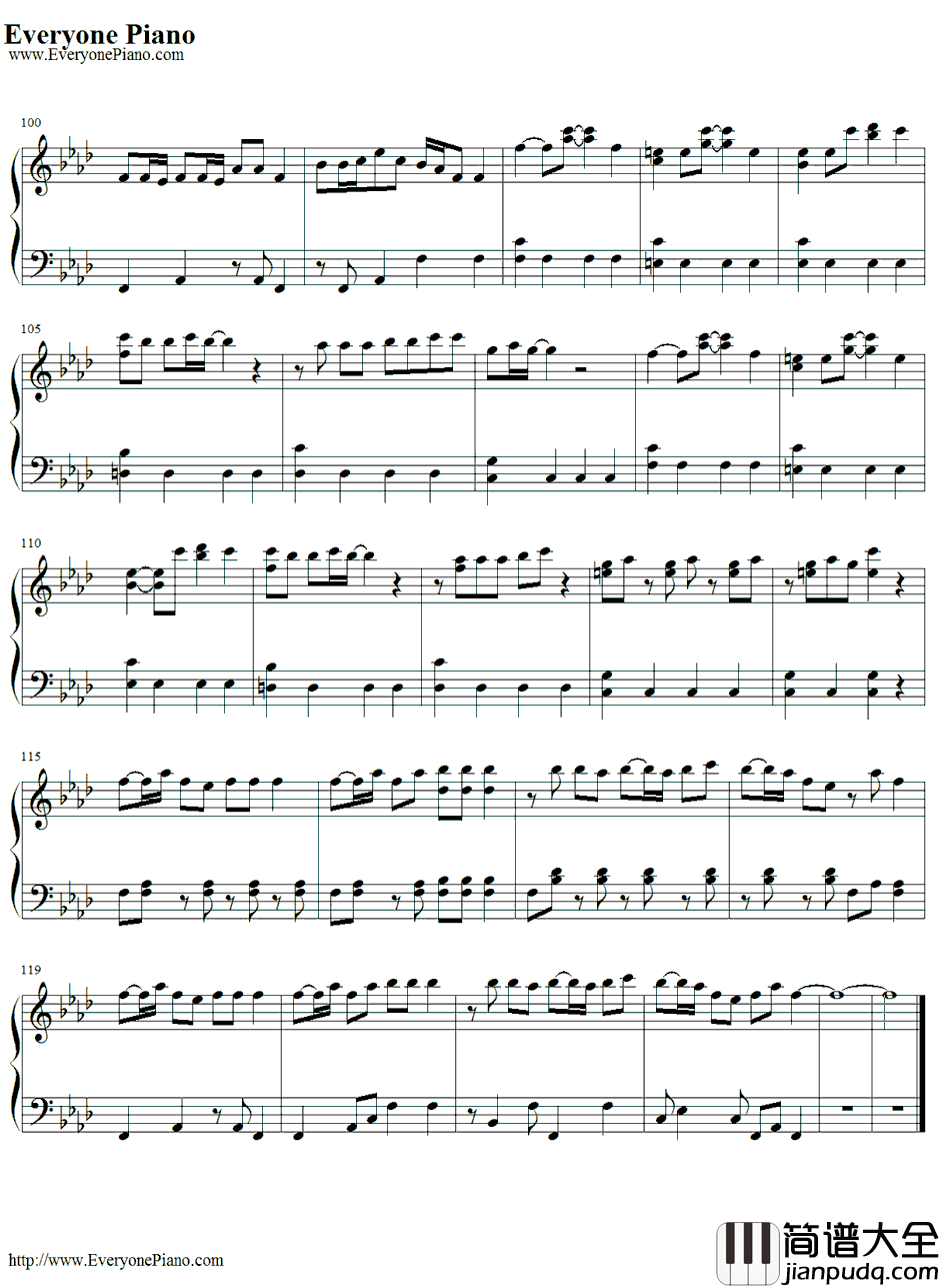 みてみて☆こっちっち钢琴谱_桃色幸运草Z