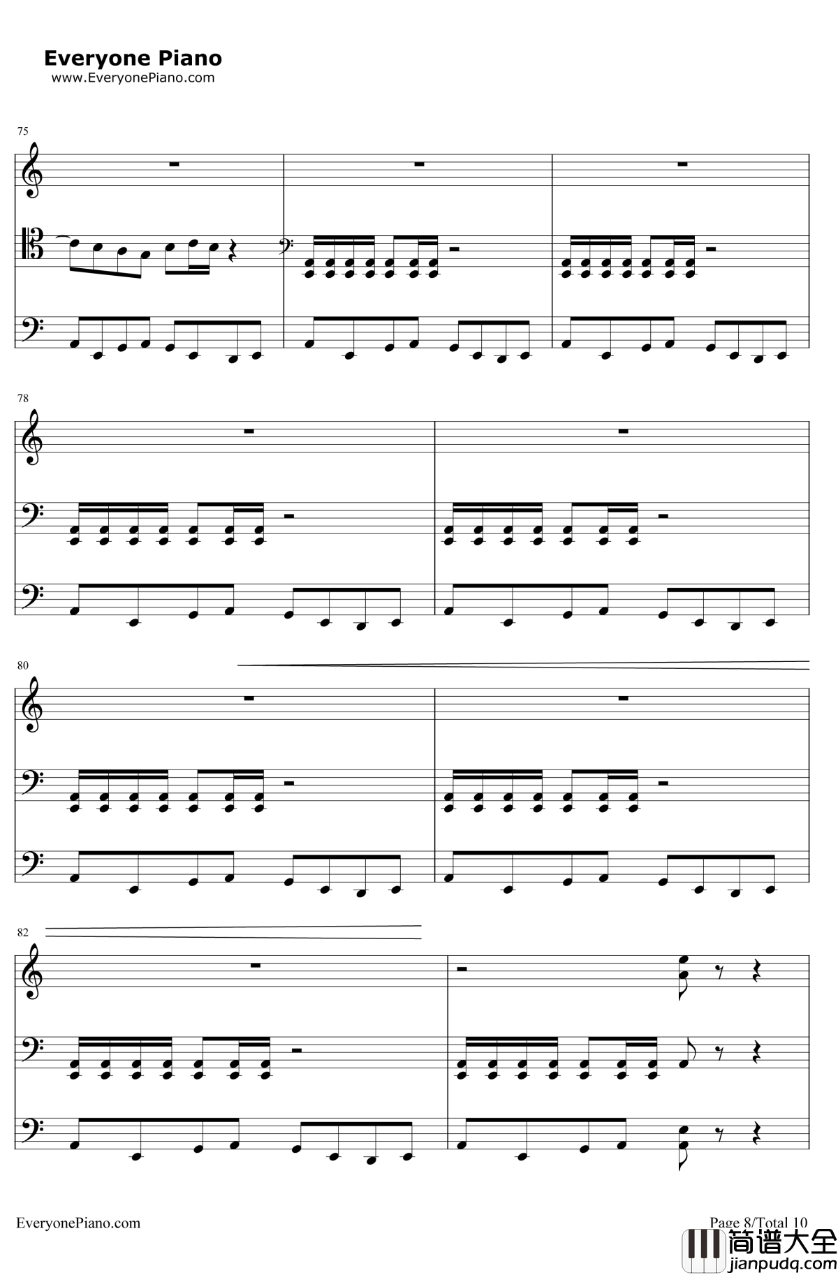 Smooth_Criminal钢琴谱_迈克尔杰克逊