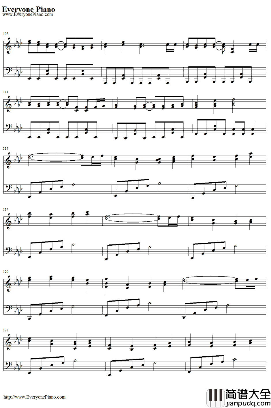 雨梦楼钢琴谱_初音未来&镜音铃