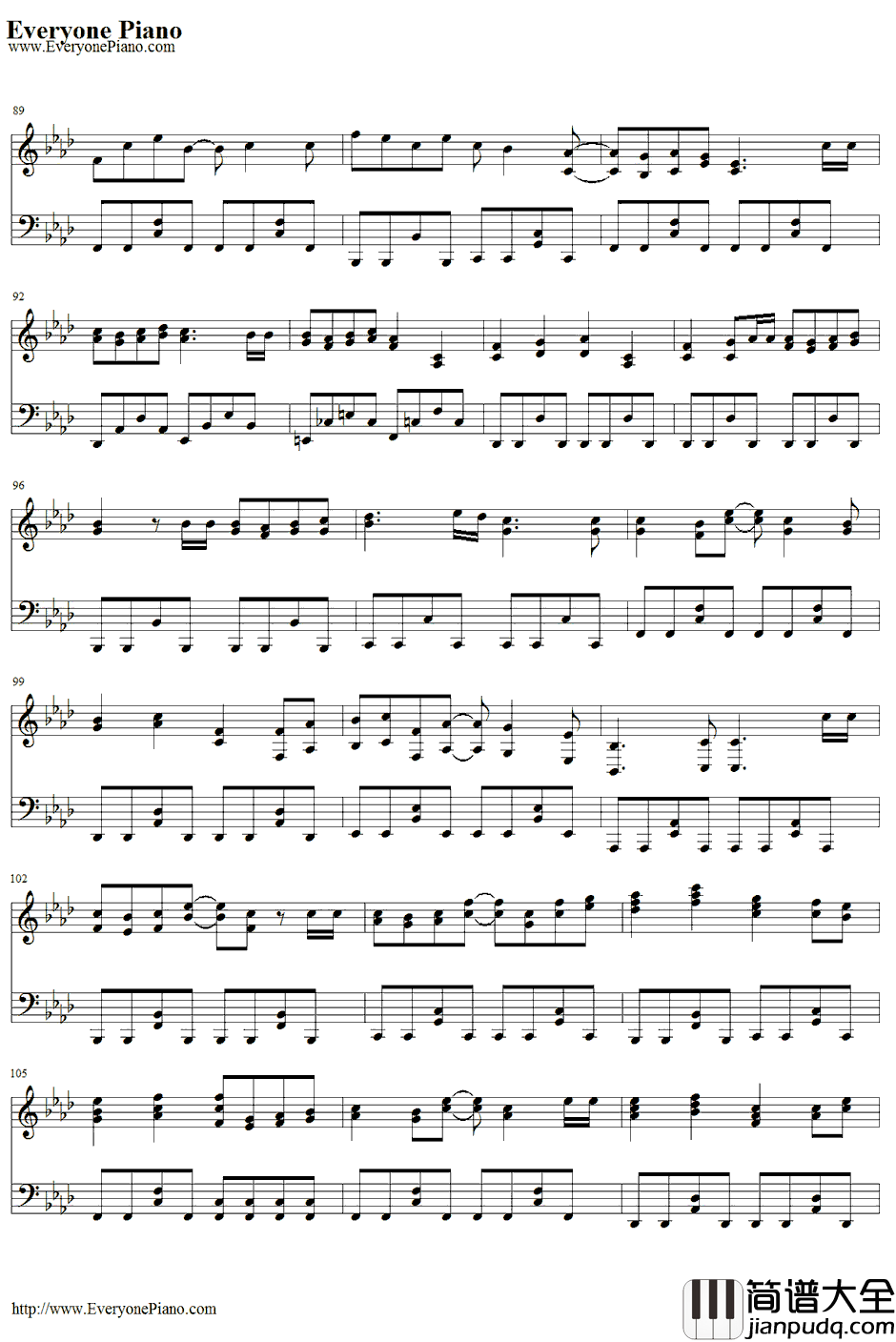 雨梦楼钢琴谱_初音未来&镜音铃