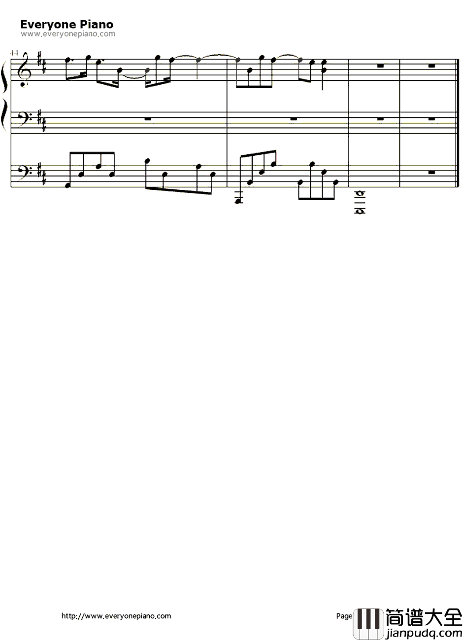 三つ叶の结びめ钢琴谱_やなぎなぎ_来自风平浪静的明天ED2