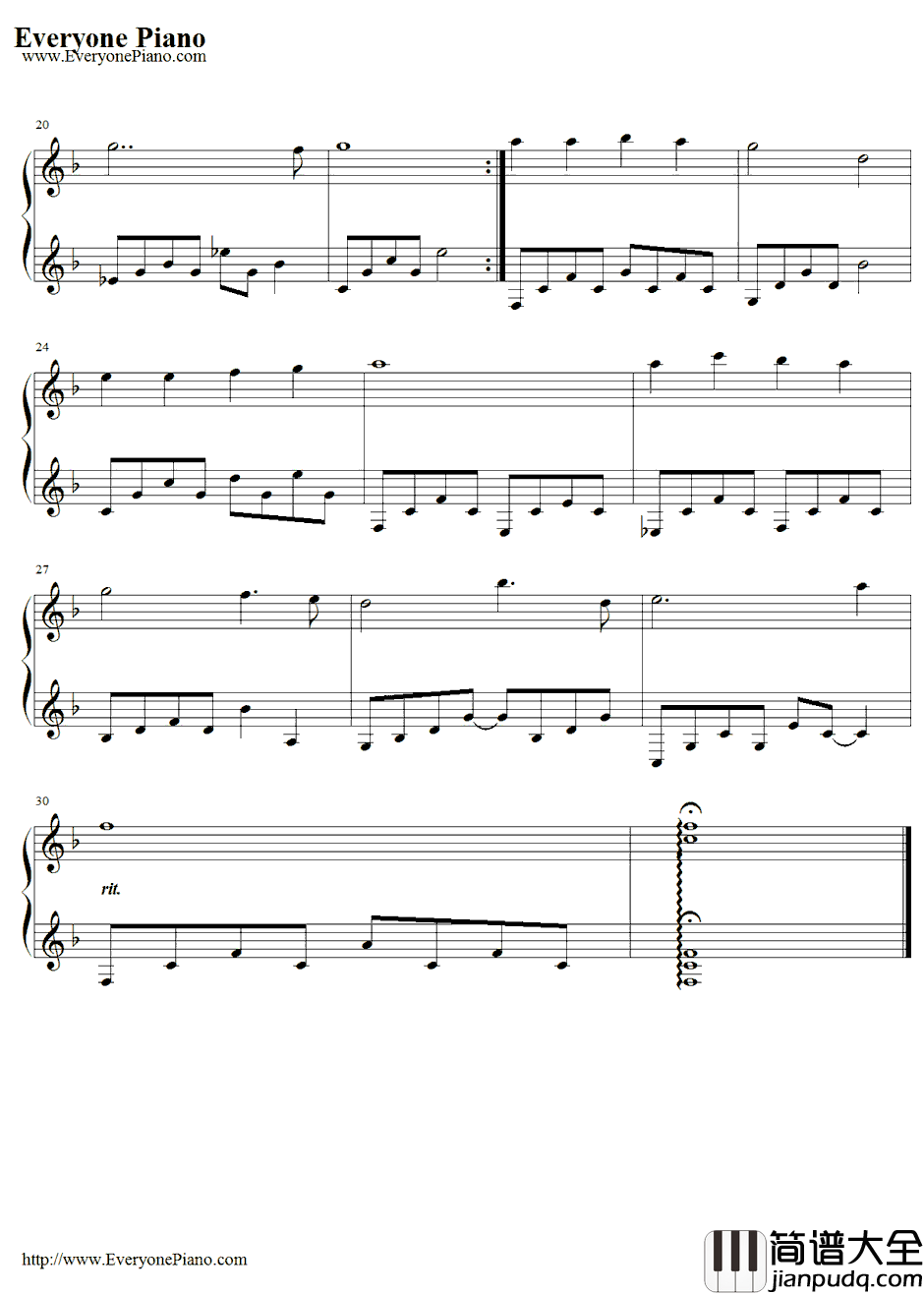 そばにいるよ钢琴谱_ALcotハニカム_实妹相伴的大泉君插曲