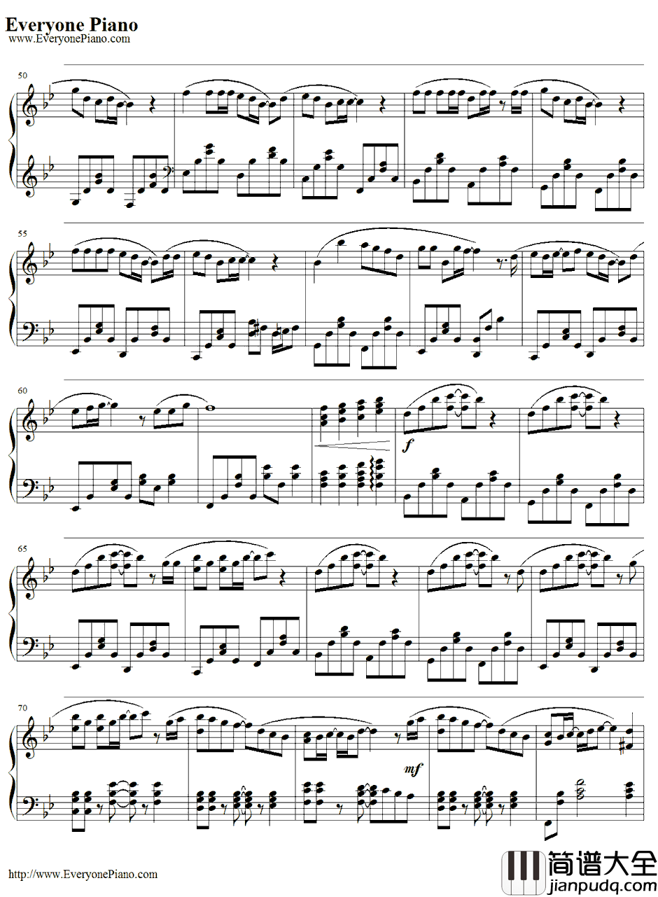 So_Long!钢琴谱_AKB48