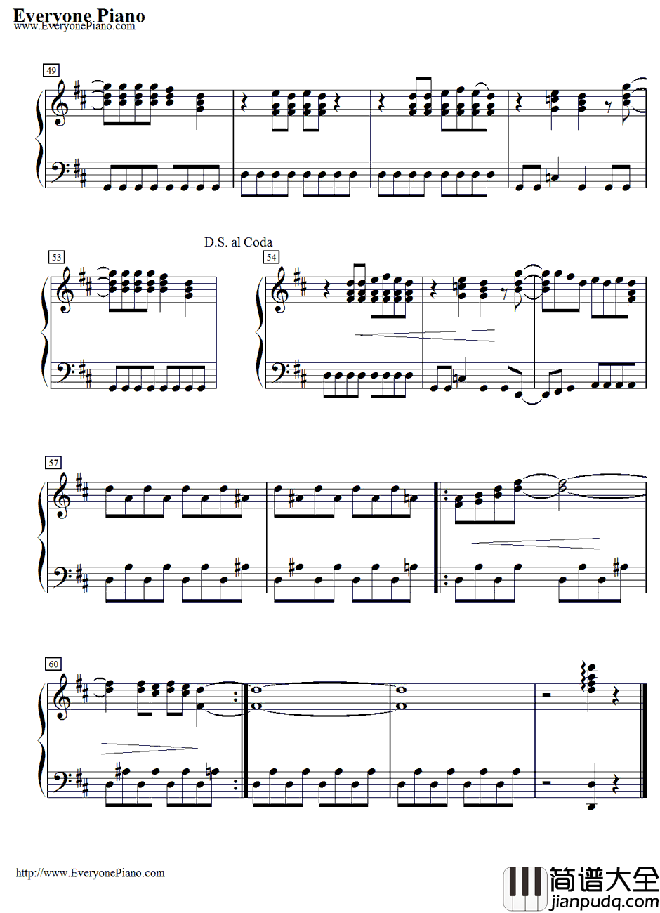 Mamma_Mia钢琴谱_ABBA