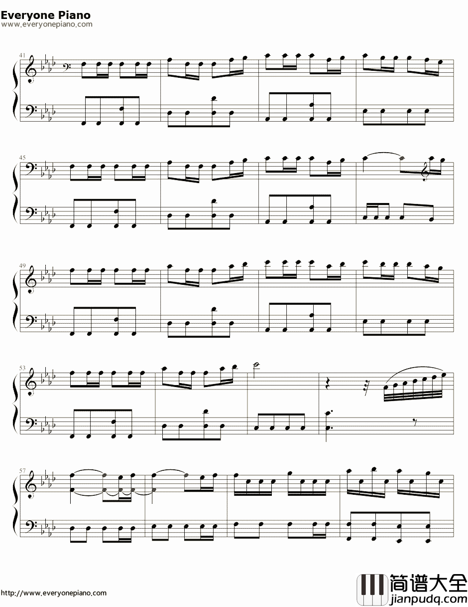 ツナ觉醒钢琴谱_未知_家庭教师插曲