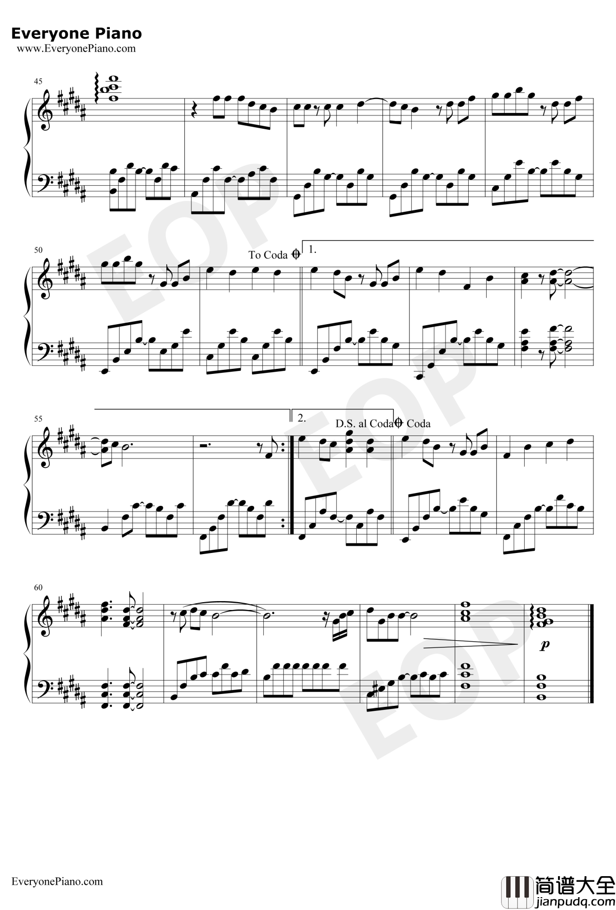 太委屈钢琴谱_陶晶莹