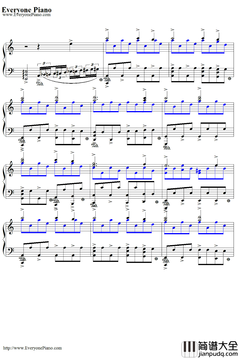 A_Song_of_Storm_and_Fire钢琴谱_翼•年代记_翼•年代记OST