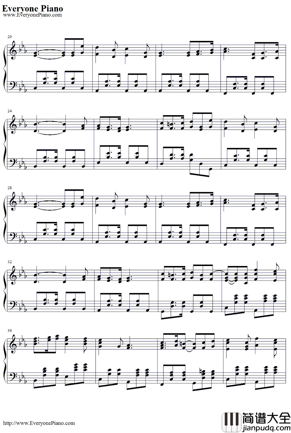 Lacrimosa钢琴谱_Kalafina_黑执事ED2