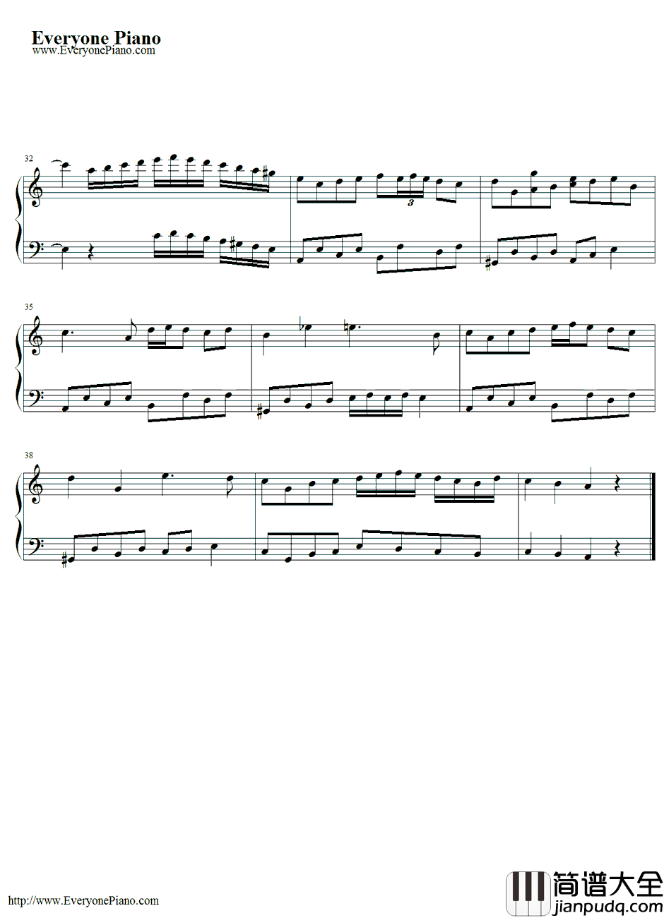 魔女达の舞踏会～Magus钢琴谱_ZUN_秋霜玉