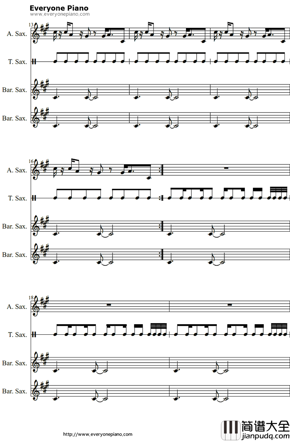 Turn_Down_for_What钢琴谱_DJSnake&LilJon