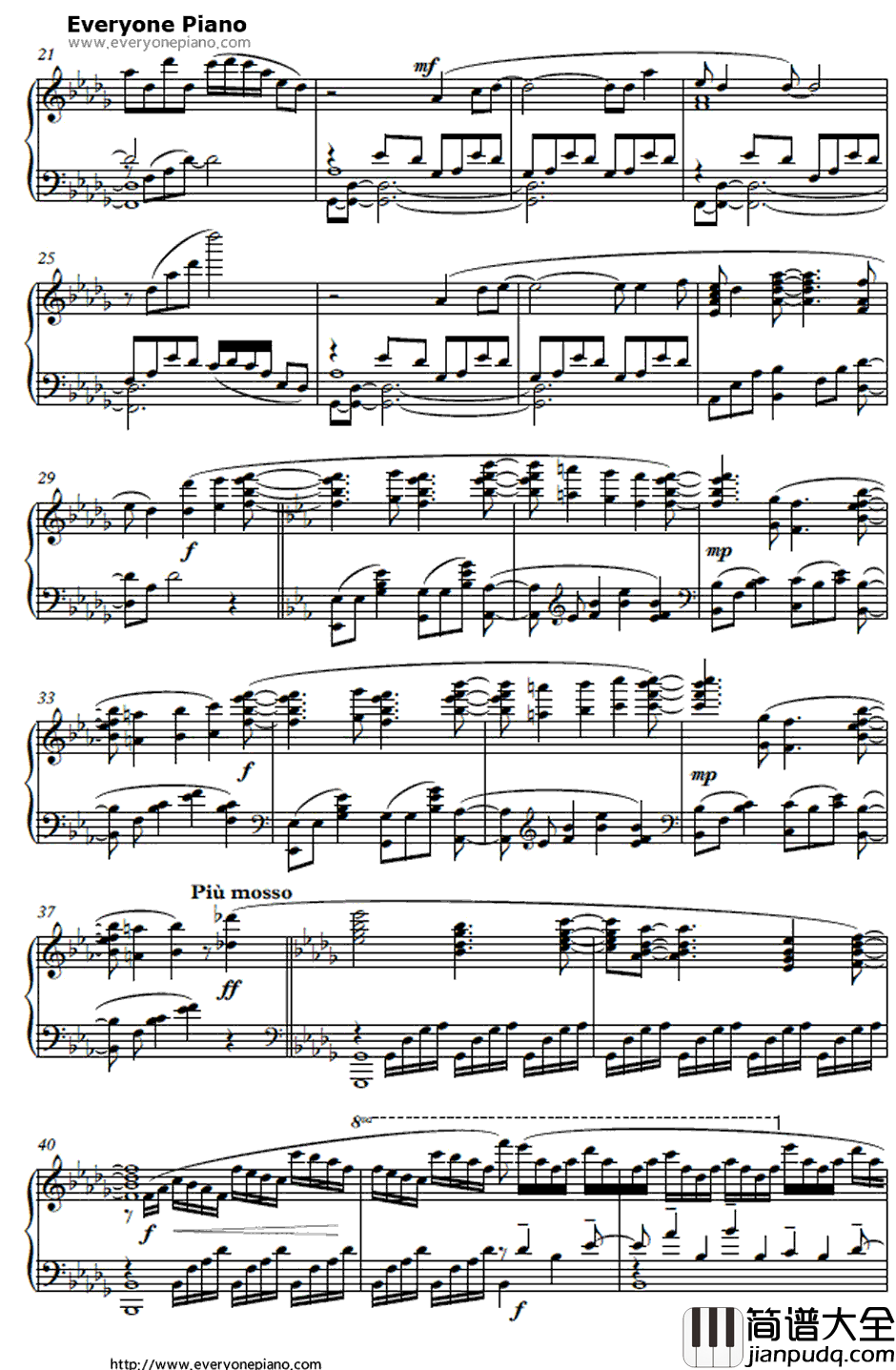 BoysbeSmile钢琴谱_铃汤_LittleBustersRefrainOP