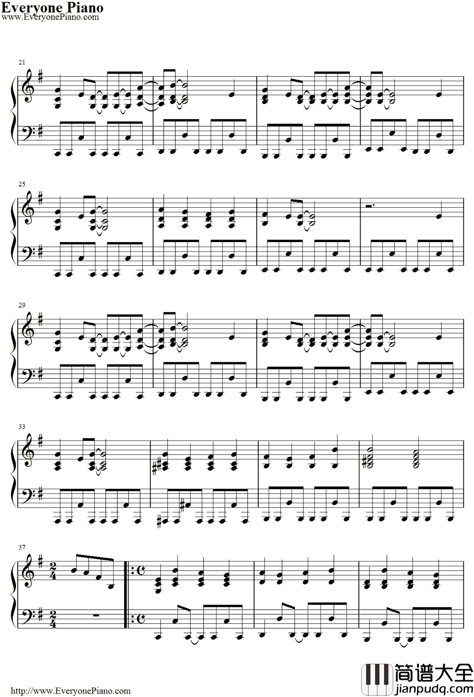 Don’_tSay‘_Lazy’钢琴谱_樱高轻音部_轻音少女ED_K_ON！ED