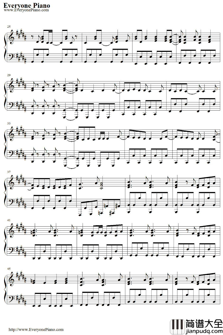 ぴゅあぴゅあはーと钢琴谱_放课后ティータイム放学后茶会_轻音!!插曲