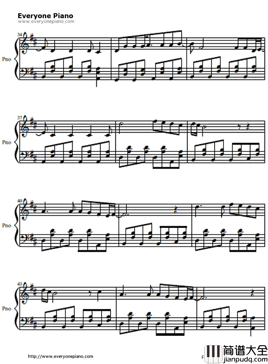 Hey_There_Delilah钢琴谱_PlainWhiteT's