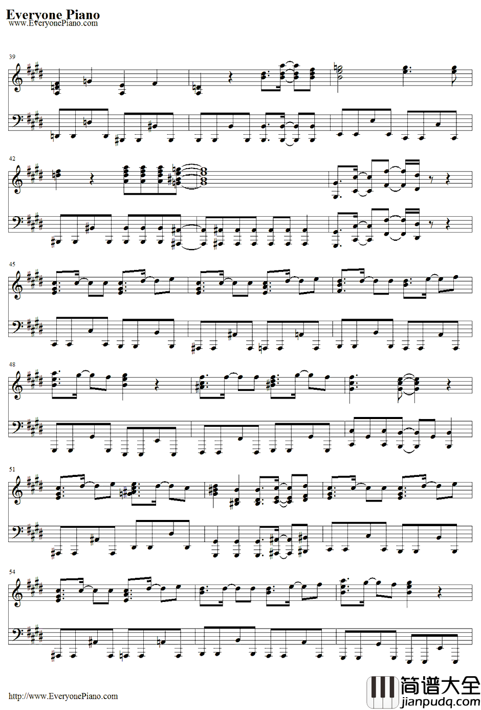 未来への咆哮钢琴谱_JAMProject_Muv