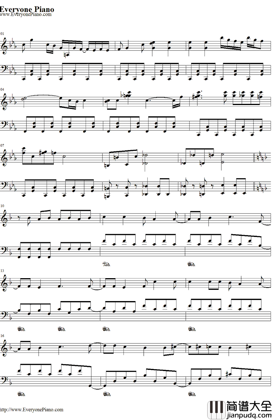 Utauyo!_!MIRACLE钢琴谱_放学后茶会_K_ON!!后期主题曲