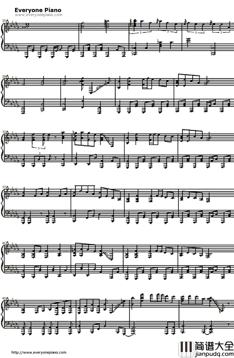 敵艦隊、見ゆ！钢琴谱_艦これ_舰队Collection_舰Colle_BGM