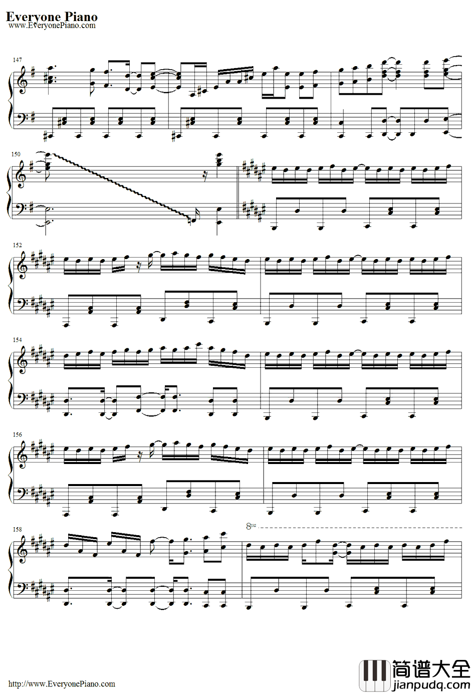 No_Life_Queen钢琴谱_东方Project_SOUNDHOLICMEETSTOHO~东方的幽々舞踏剧~