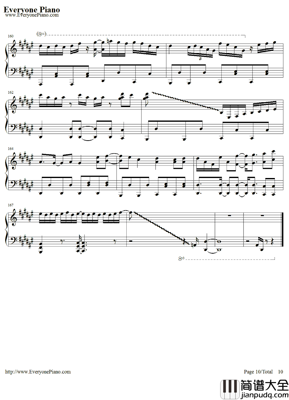 No_Life_Queen钢琴谱_东方Project_SOUNDHOLICMEETSTOHO~东方的幽々舞踏剧~