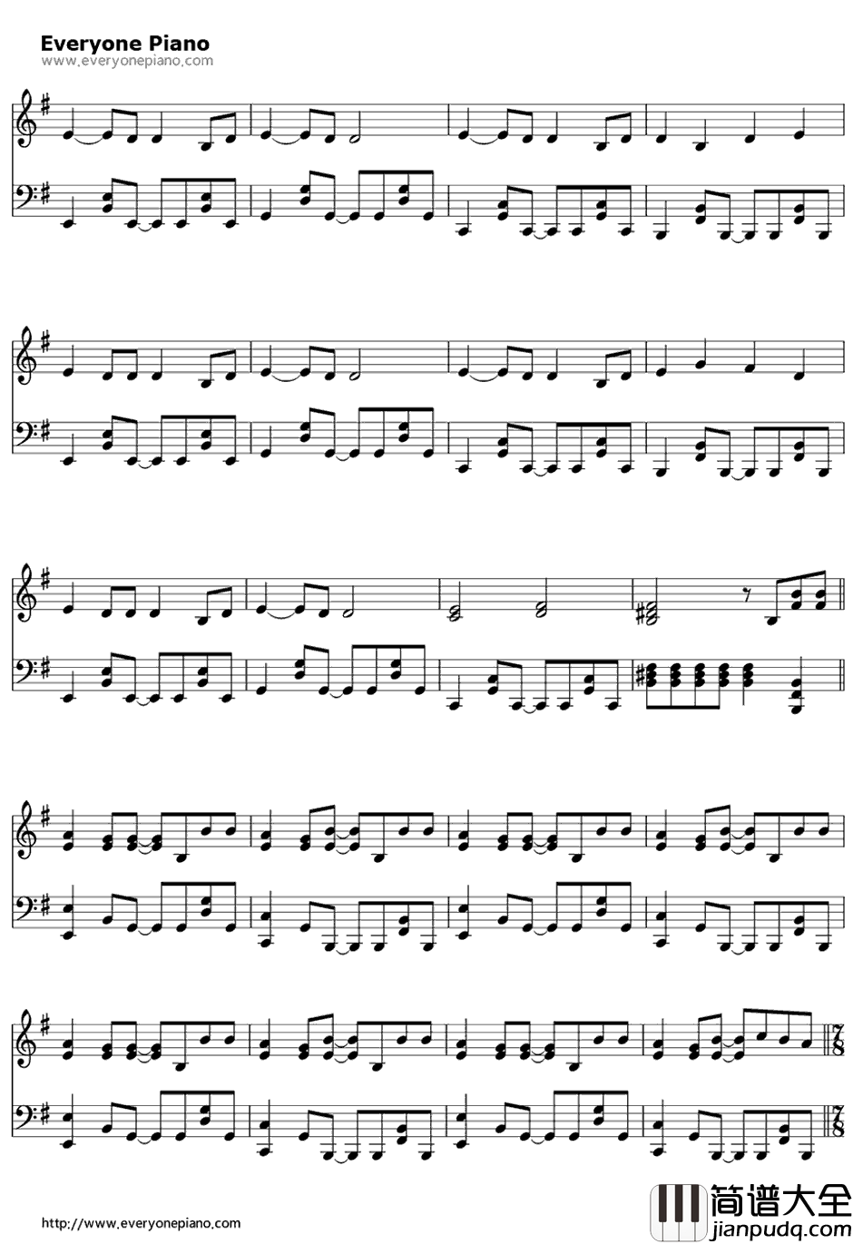 愛迷エレジー钢琴谱_DECO*27