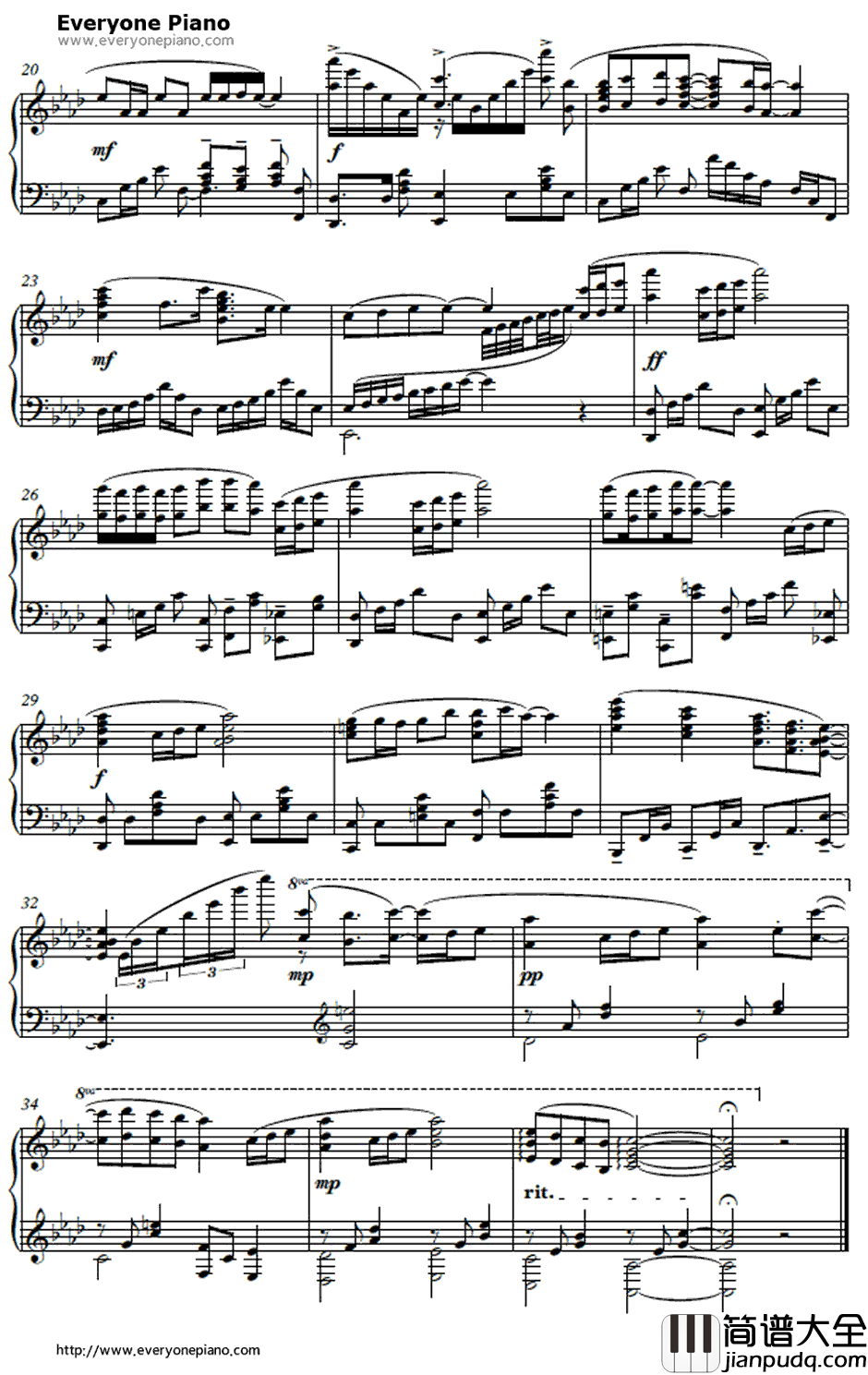 Sweet_&Sweet_Cherry钢琴谱_堀江由衣_青春纪行ED_金色时光ED