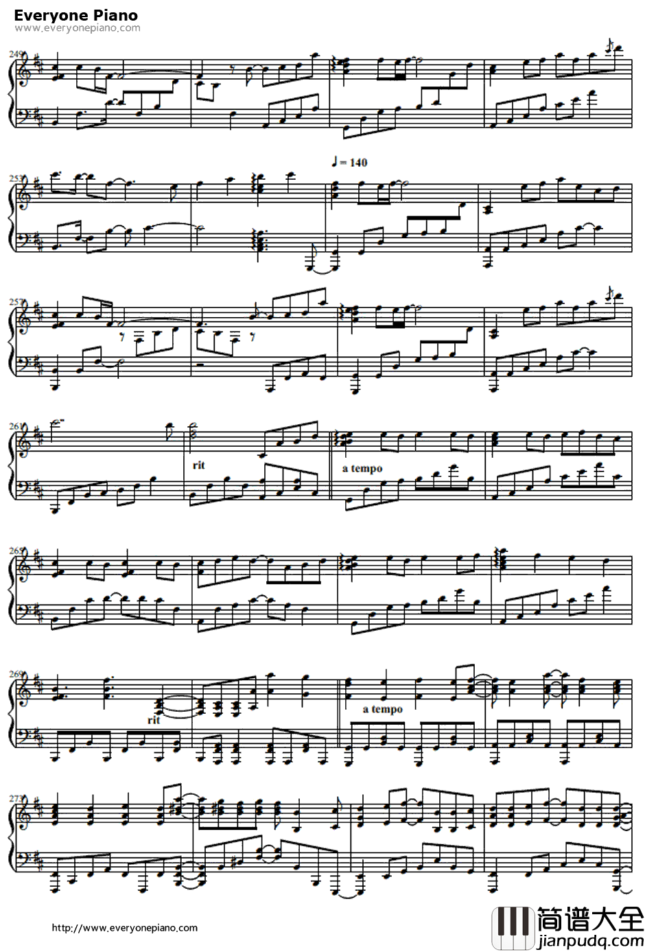 駆け抜けるアニソンメドレー钢琴谱_Anisonmedley