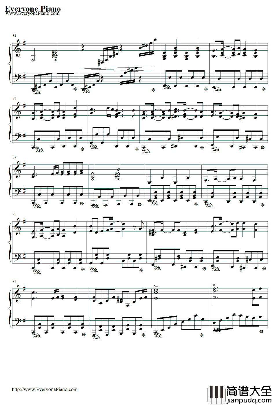 サンドリヨン钢琴谱_初音ミク・KAITO_Cendrillon_初音ミク・KAITO