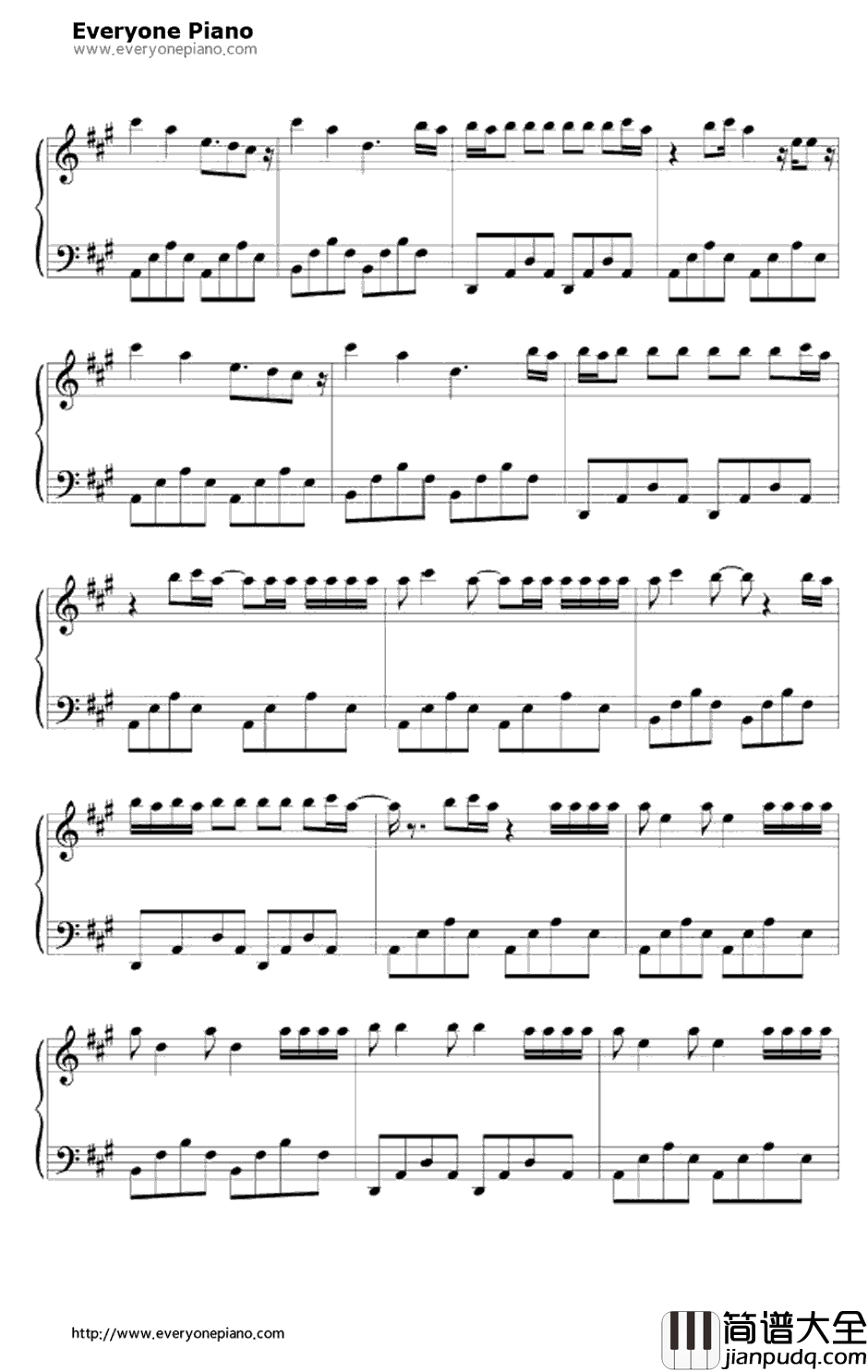 Put_Your_Hearts_Up钢琴谱_ArianaGrande