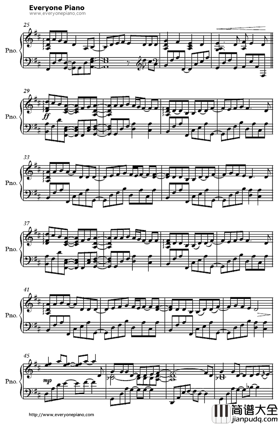 アンサー钢琴谱_巡音ルカ