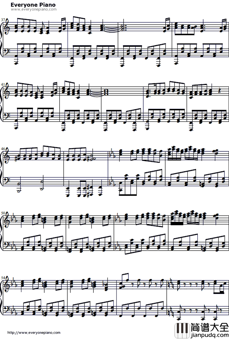 悪徳のジャッジメント钢琴谱_KAITO